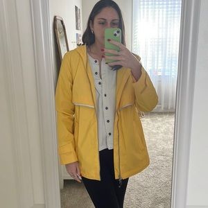 Yellow raincoat